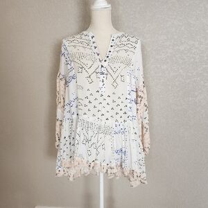 Free people shinori Tunic top size XS oversized